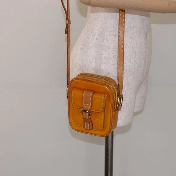 LOUIS VUITTON Monogram Vernis Christie PM Shoulder Bag Jaune M91110 Auth ep10365 - Picture 14 of 16